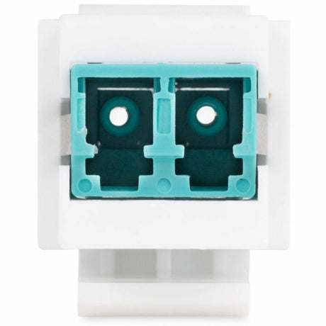 StarTech.com LC to LC Coupler, LC Fiber Coupler, LC/UPC Duplex Keystone Jack, Fiber Optic Keystone Coupler for Patch Panel — DMFKSLCLCCOUPLER