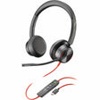 Poly Blackwire 8225 Headset +USB-C/A Adapter TAA — 7E2K6AA#ABA