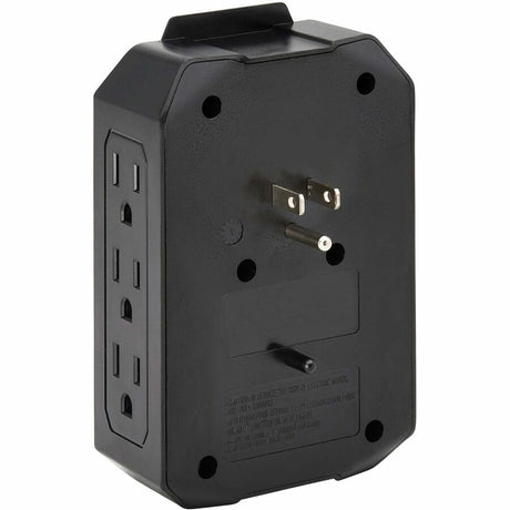 Eaton Tripp Lite Series Protect It! 6-Outlet Surge Protector - 5-15R Outlets, 2 USB Ports, 5-15P Direct Plug-In, 490 Joules, Black — SK62USBC