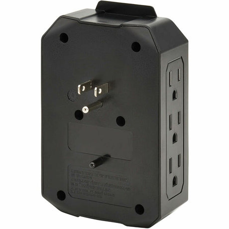 Eaton Tripp Lite Series Protect It! 6-Outlet Surge Protector - 5-15R Outlets, 2 USB Ports, 5-15P Direct Plug-In, 490 Joules, Black — SK62USBC