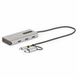 StarTech.com USB-C Multiport Adapter w/Attached USB-C to USB-A Dongle, Dual HDMI 4K/1080, 3x USB, Mini Laptop Docking Station, Travel Dock — 167B-USBC-MULTIPORT