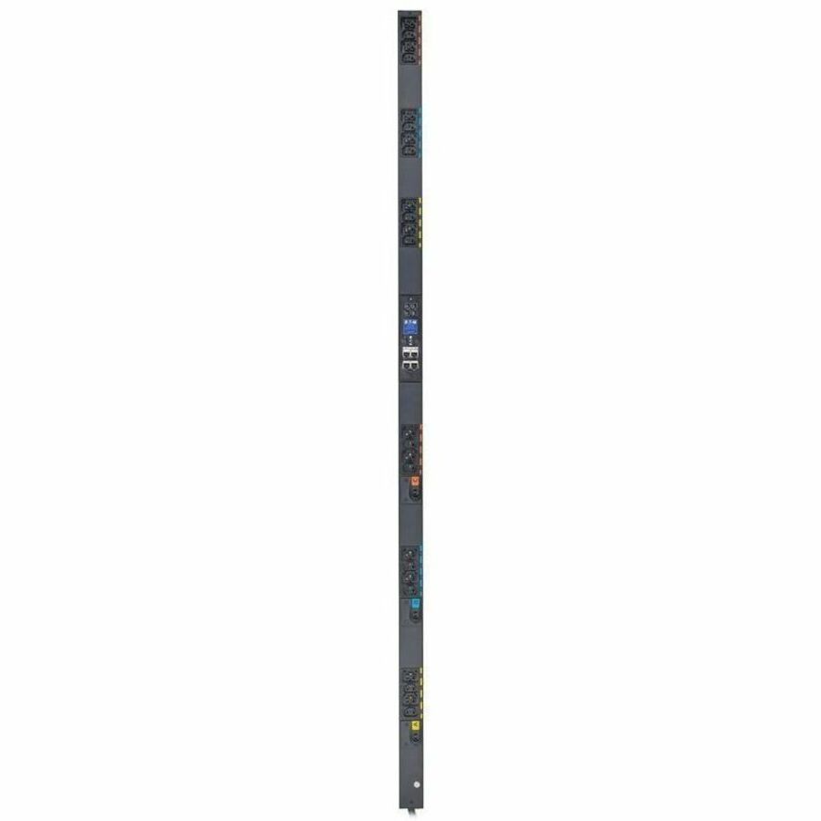 Eaton 3-Phase Managed Rack PDU G4, 208V, 24 Outlets, 24A, 8.6kW, L15-30 Input, 10 ft. Cord, 0U Vertical — EVMA1530A
