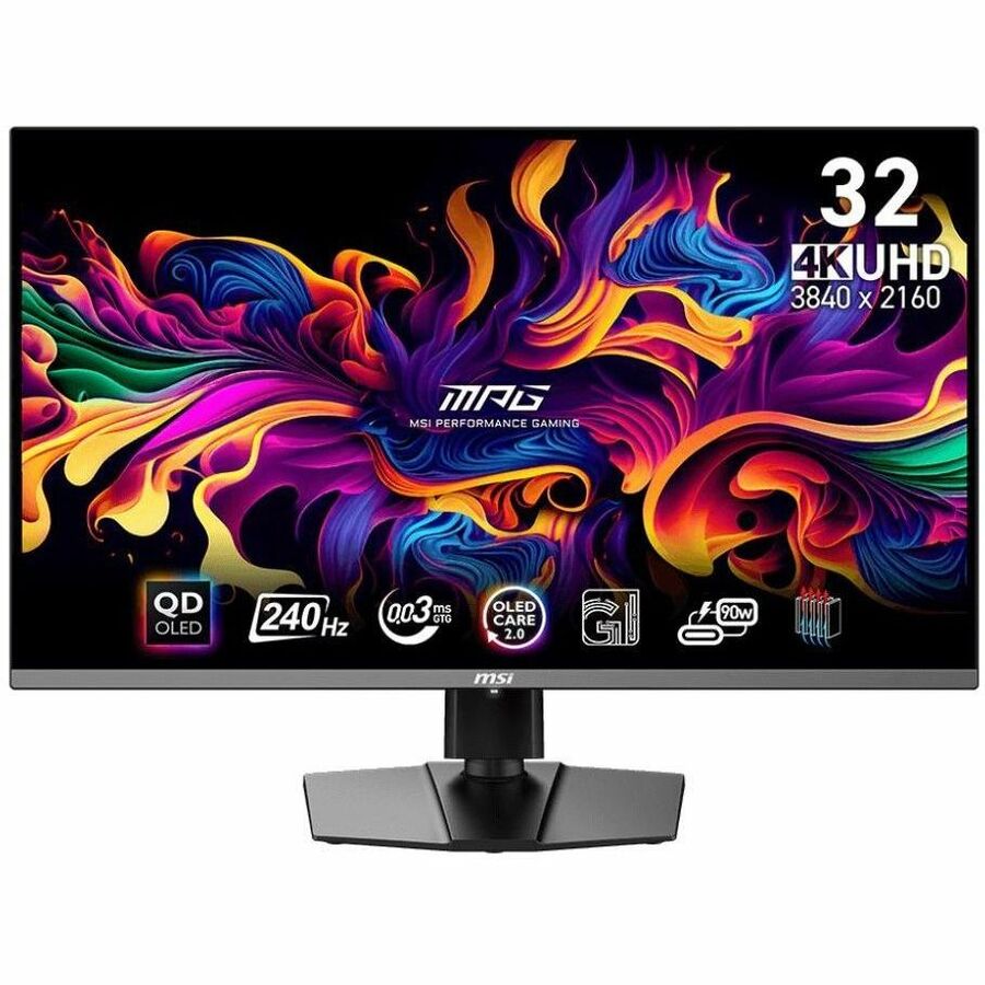 MSI MPG 321URX QD-OLED 32" Class 4K UHD Gaming OLED Monitor - 16:9 - Black — MPG321URXQDOLED