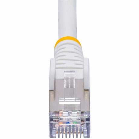 StarTech.com 10ft White CAT8 Ethernet Cable, Snagless RJ45, 25G/40G 2000MHz, 100W PoE, S/FTP, 26AWG Pure Bare Copper, LSZH Network Patch Cord — NLWH-10F-CAT8-PATCH