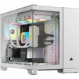 Corsair iCUE LINK 2500X RGB Micro ATX Dual Chamber PC Case - White — CC-9011268-WW