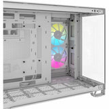 Corsair iCUE LINK 2500X RGB Micro ATX Dual Chamber PC Case - White — CC-9011268-WW