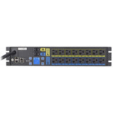 Eaton Managed rack PDU, 2U, L5-30P input, 2.88 kW max, 120V, 24A, 10 ft cord, Single-phase, Outlets: (16) 5-20R — EMAU05-10