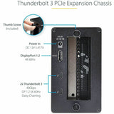 StarTech.com Thunderbolt 3 PCIe Expansion Chassis, External Enclosure Box with 1x PCI-Express Slot, 5K/4K Output Via TB3/DP Ports, TAA — TB31PCIEX16