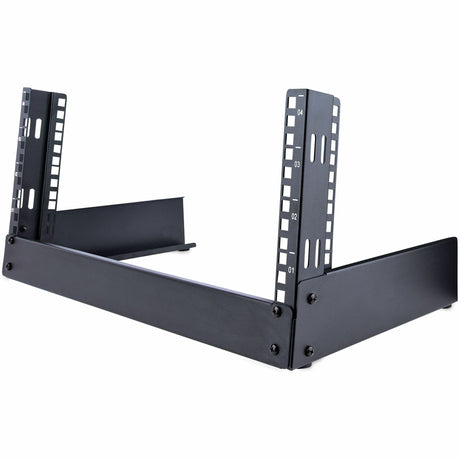 StarTech.com 2-Post 4U Desktop Server Rack, Open Frame 19in Network Rack, Small Home/Office Rack for AV / Studio / Data / IT Equipment — RK4OD