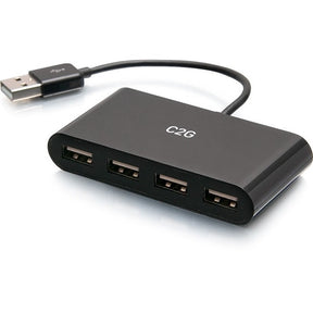 C2G 4-Port USB Hub - USB 2.0 Hub - USB Multiport Hub - 480Mbps — C2G54462