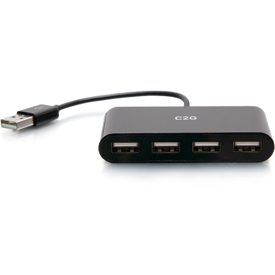 C2G 4-Port USB Hub - USB 2.0 Hub - USB Multiport Hub - 480Mbps — C2G54462
