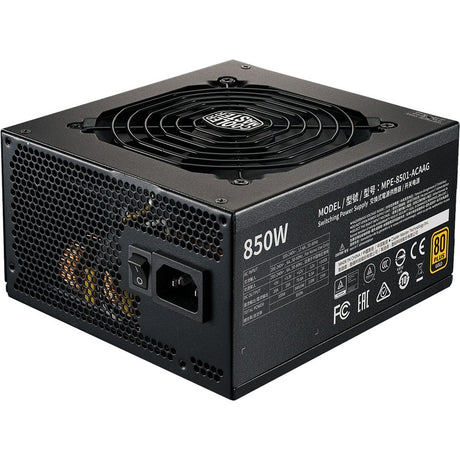 Cooler Master Full Modular 80 Plus Gold ATX Power Supply Unit — MPE-8501-AFAAG-US