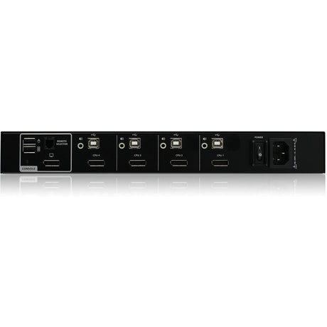 IOGEAR 4-Port Single View DisplayPort/HDMI Secure KVM Switch w/Audio — GCS1414TAA4-UN