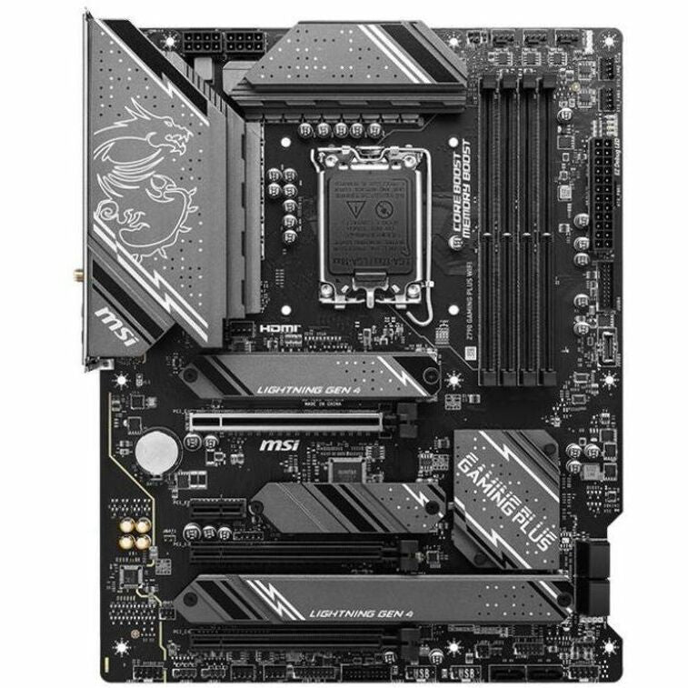 MSI Z790 GAMING PLUS WIFI Gaming Desktop Motherboard - Intel Z790 Chipset - Socket LGA-1700 - ATX — PROZ790GAMPLUSWIFI