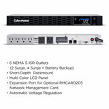 CyberPower CP500PFCRM1U PFC Sinewave UPS Systems — CP500PFCRM1U