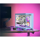 Thermaltake View 380 TG ARGB Hydrangea Blue Mid Tower Chassis — CA-1Z2-00MFWN-00