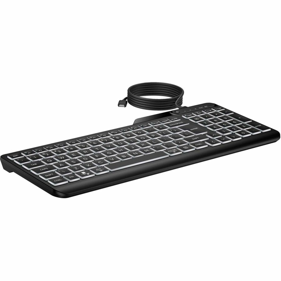 HP 405 Multi-Device Backlit Wired Keyboard (7N7C1UT) — 7N7C1UT#ABA