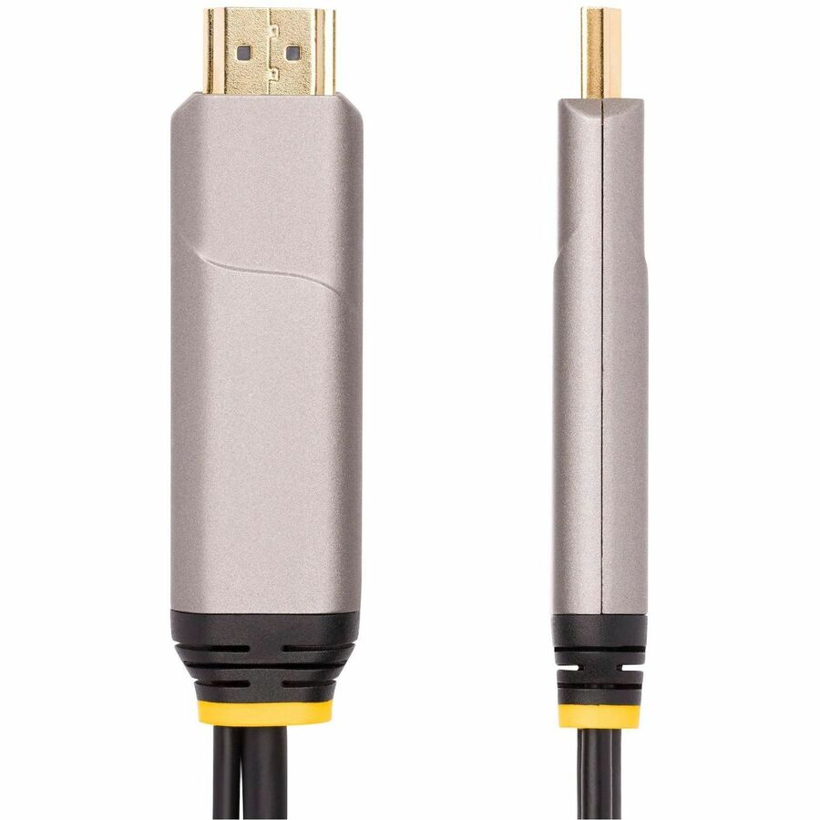 StarTech.com 50ft (15.2m) USB-C to HDMI 2.0 Active Optical Cable (AOC), 4K 60Hz, USB Type-C to HDMI Adapter Cable, CL3 Rated — 146B-USBC-HDMI4K-AOC