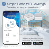 TRENDnet AC1200 WiFi EasyMesh Remote Node, App-Based Setup Utility, Seamless WiFi Roaming, Beamforming,Supports 2.4GHz and 5GHz Devices, TEW-832MDR, White — TEW-832MDR