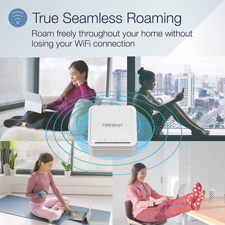 TRENDnet AC1200 WiFi EasyMesh Remote Node, App-Based Setup Utility, Seamless WiFi Roaming, Beamforming,Supports 2.4GHz and 5GHz Devices, TEW-832MDR, White — TEW-832MDR