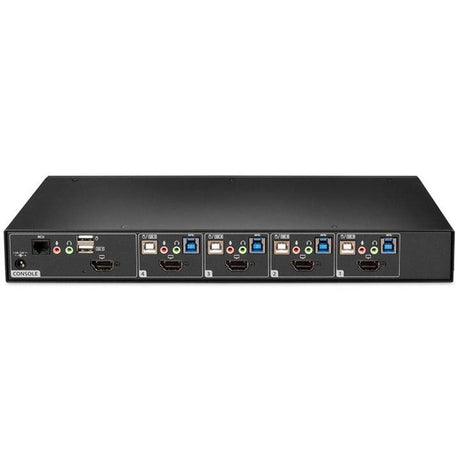 Vertiv Avocent SwitchView Desktop KVM | 4 Port | Single Head | Universal Connector | TAA Compliant — SV240DPH-400