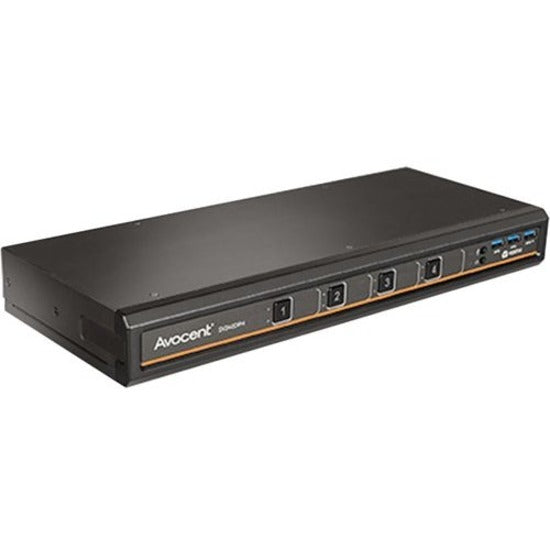 Vertiv Avocent SwitchView Desktop KVM | 4 Port | Single Head | Universal Connector | TAA Compliant — SV240DPH-400