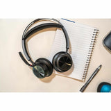 Poly Voyager Focus 2 USB-C-C Headset +USB-C/A Adapter + Charging Stand — 9T9J5AA#AC3