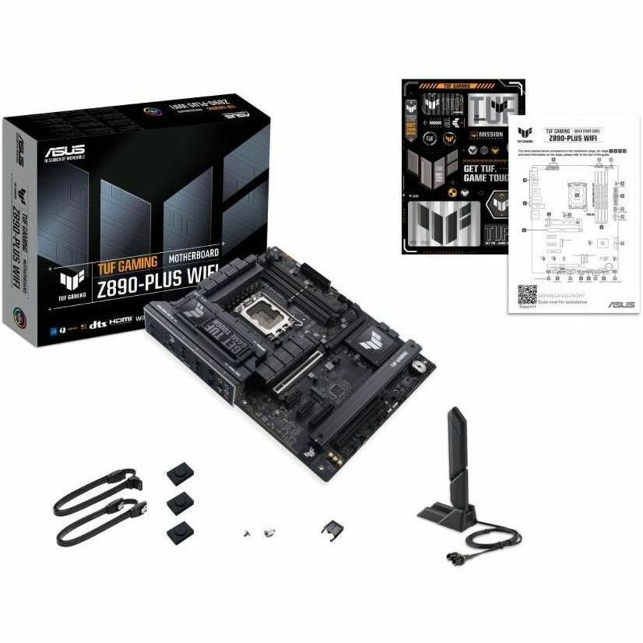 Asus GAMINGZ890-PLUS WIFI Gaming Desktop Motherboard - Intel Z890 Chipset - Socket LGA-1851 - ATX — TUF GAMINGZ890-PLUS WIFI