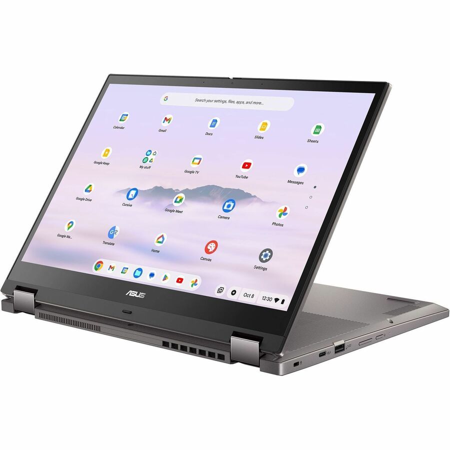 Asus Chromebook Plus Enterprise CM3401 CM3401FFA-GE388T-S 14" Touchscreen Convertible 2 in 1 Chromebook - WUXGA - AMD Ryzen 3 7320C - 8 GB - 128 GB SSD - Zinc — CM3401FFA-GE388T-S
