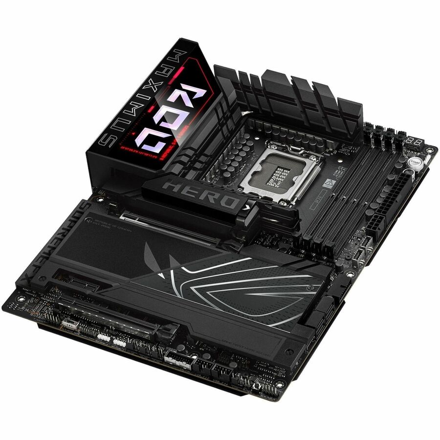 Asus ROG MAXIMUS Z890 HERO Gaming Desktop Motherboard - Intel Z890 Chipset - Socket LGA-1851 - ATX — ROG MAXIMUS Z890 HERO