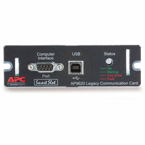 Protocol translation to UPS-Link, Management Options, Legacy Communications SmartSlot Card, UPS support for UPSLink protocol serial communications — AP9620