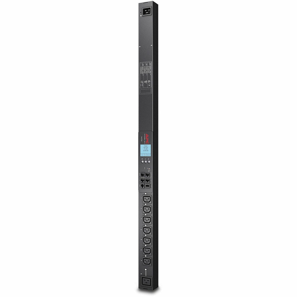 Rack PDU 2G, Switched, ZeroU, 20A, 208V, (7) C13 & (1) C19, L620 Cord — AP8958NA3