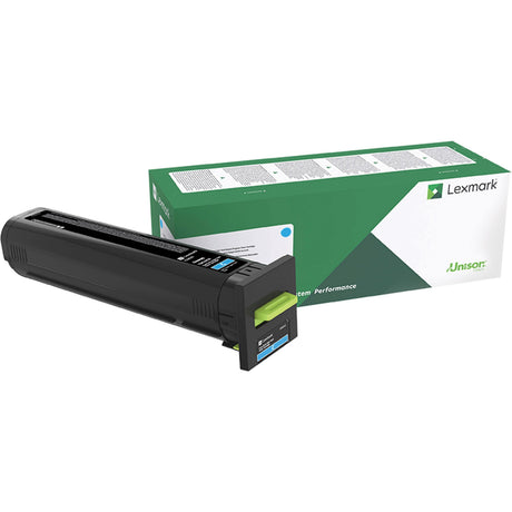 Lexmark Unison Original High Yield Laser Toner Cartridge - Cyan - 1 Each — 82K0HCG