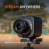 Logitech Mevo Core Wireless Live Streaming Camera, 4K Video Camera With Interchangeable Lens, Multicam Ready, Intuitive App Control — 961-000508