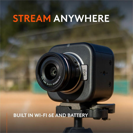 Logitech Mevo Core Wireless Live Streaming Camera, 4K Video Camera With Interchangeable Lens, Multicam Ready, Intuitive App Control — 961-000508