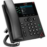 Poly VVX 350 IP Phone - Corded - Corded - Desktop, Wall Mountable - Black — 89B69AA#ABA
