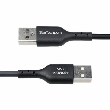 StarTech.com 6ft (1.8m) USB-A to USB-C Charging Cable, Charge & Sync, 3A, USB 2.0, TPE Jacket - Black USB Charging Cord — USB2AC6FBKE