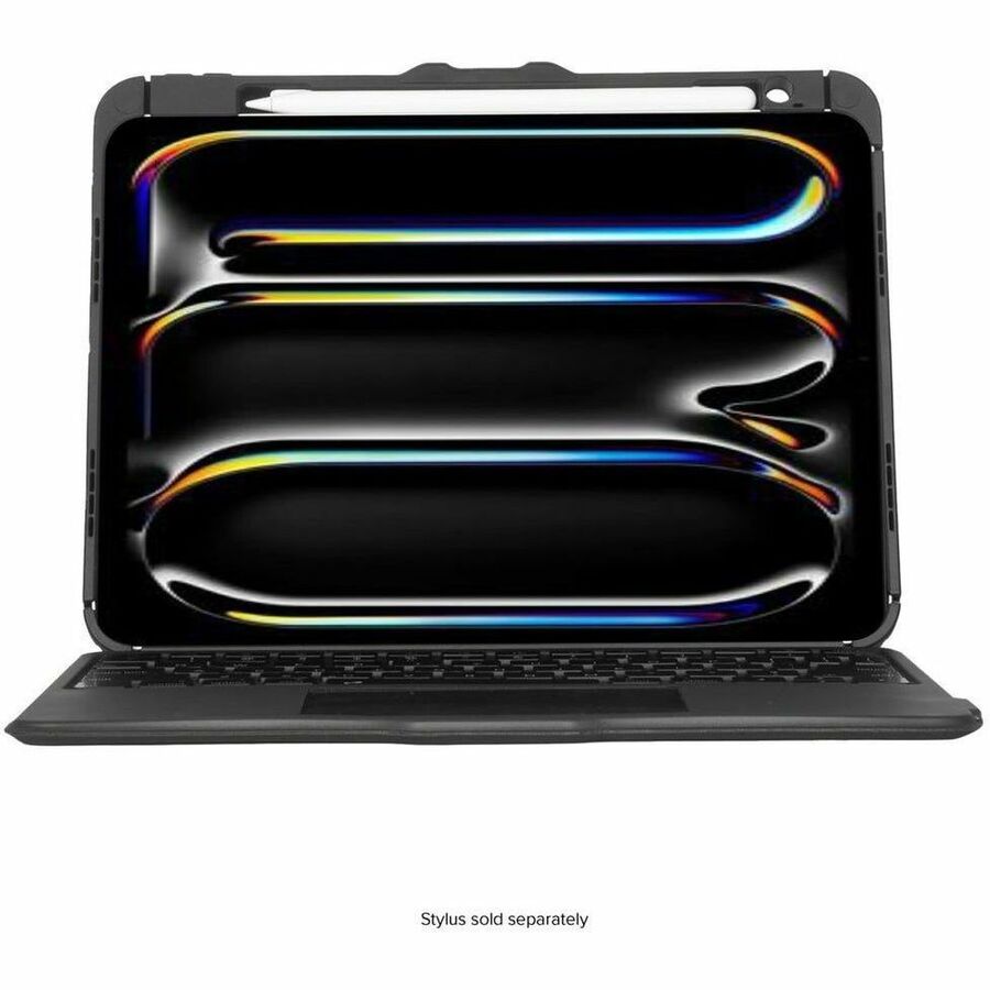 Targus Versavu THZ988US Keyboard/Cover Case (Folio) for 11" Apple iPad Pro 11 (2024) Tablet - Black — THZ988US