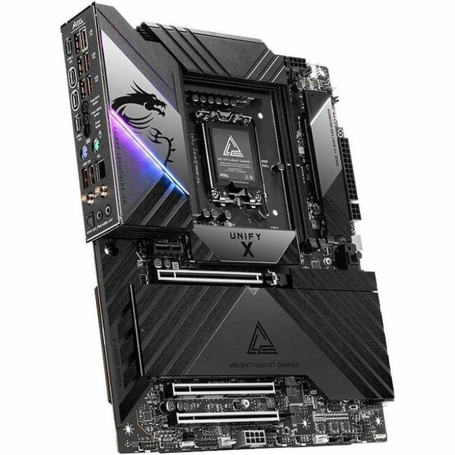 MSI MEG Z890 UNIFY-X Gaming Desktop Motherboard - Intel Z890 Chipset - Socket LGA-1851 - ATX — Z890UNIFYX