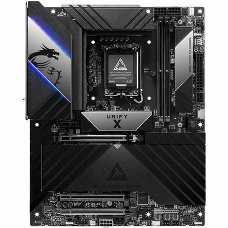 MSI MEG Z890 UNIFY-X Gaming Desktop Motherboard - Intel Z890 Chipset - Socket LGA-1851 - ATX — Z890UNIFYX