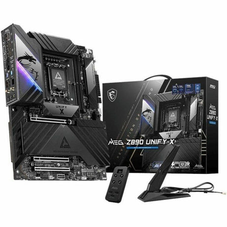MSI MEG Z890 UNIFY-X Gaming Desktop Motherboard - Intel Z890 Chipset - Socket LGA-1851 - ATX — Z890UNIFYX