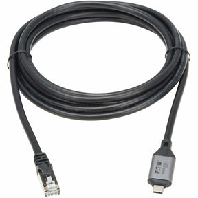 Eaton Tripp Lite Series USB-C to RJ45 Gigabit Ethernet Cable (M/M) - USB 3.2 Gen 1, 3 m (9.8 ft.) — U436-03M