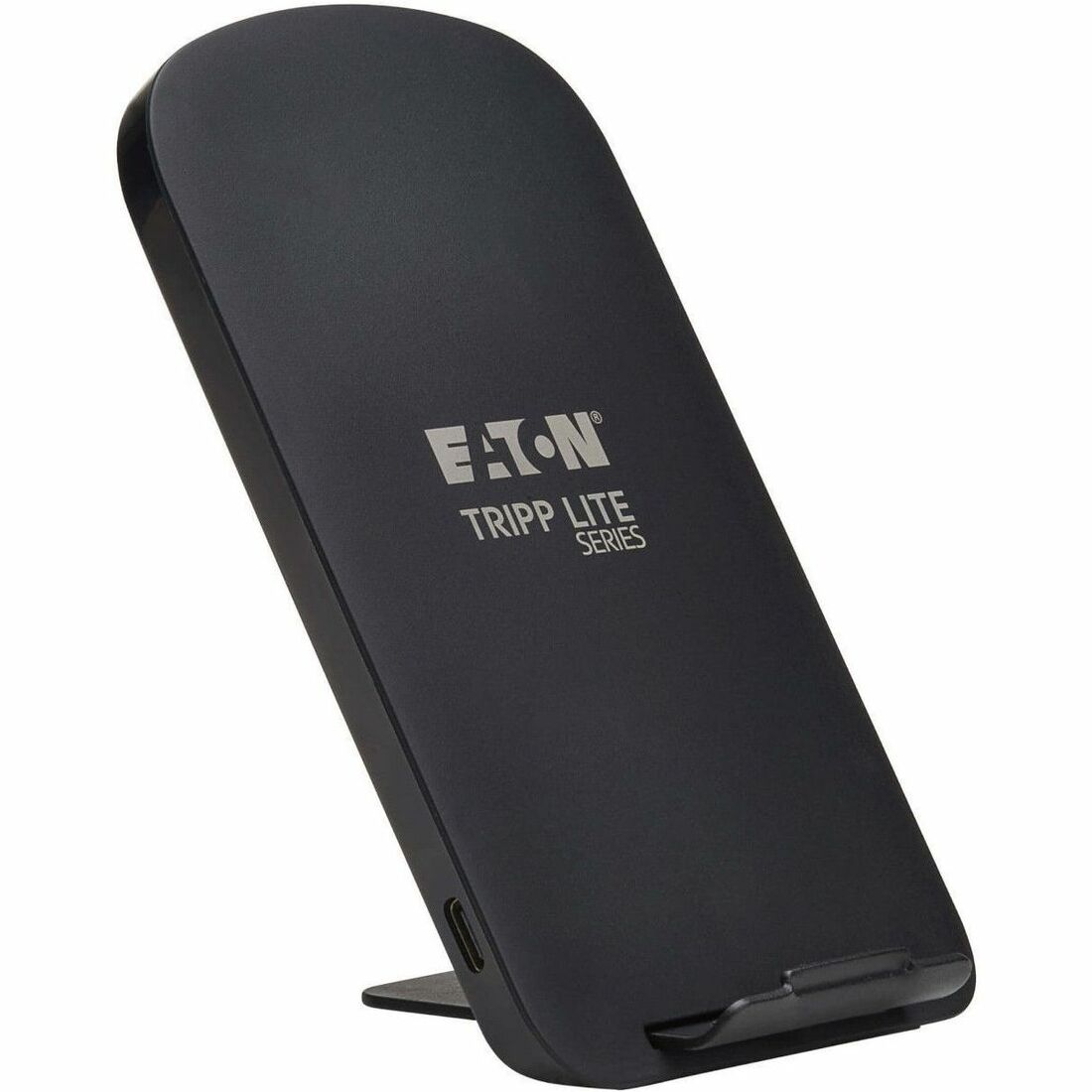 Eaton Tripp Lite Series Wireless Charging Travel Stand - 15W Fast Charging, Qi Compatible, Apple and Samsung Compatible, Black — U280-Q01TST-BK