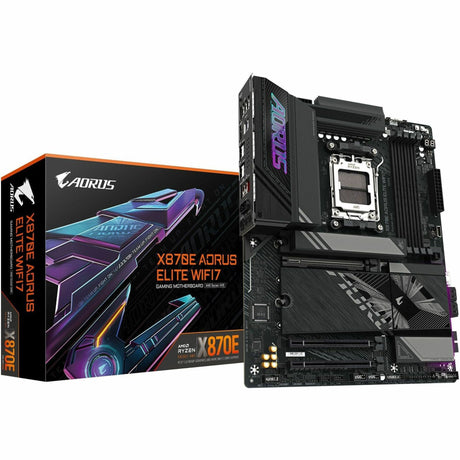 Aorus Ultra Durable X870E AORUS ELITE WIFI7 Gaming Desktop Motherboard - AMD X870E Chipset - Socket AM5 - ATX — X870E A ELITE WIFI7