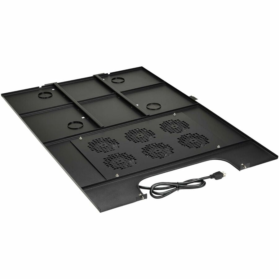 Eaton Tripp Lite Series SmartRack Roof-Mounted Fan Panel for Deep and Wide Rack Enclosure Cabinets - 6 120V Fans, 630 CFM, 5-15P Plug — SRFANROOFDPWD