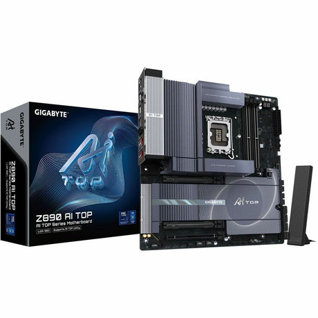 Gigabyte Z890 AI TOP Gaming Desktop Motherboard - Intel Z890 Chipset - Socket LGA-1851 - Extended ATX — Z890 AI TOP