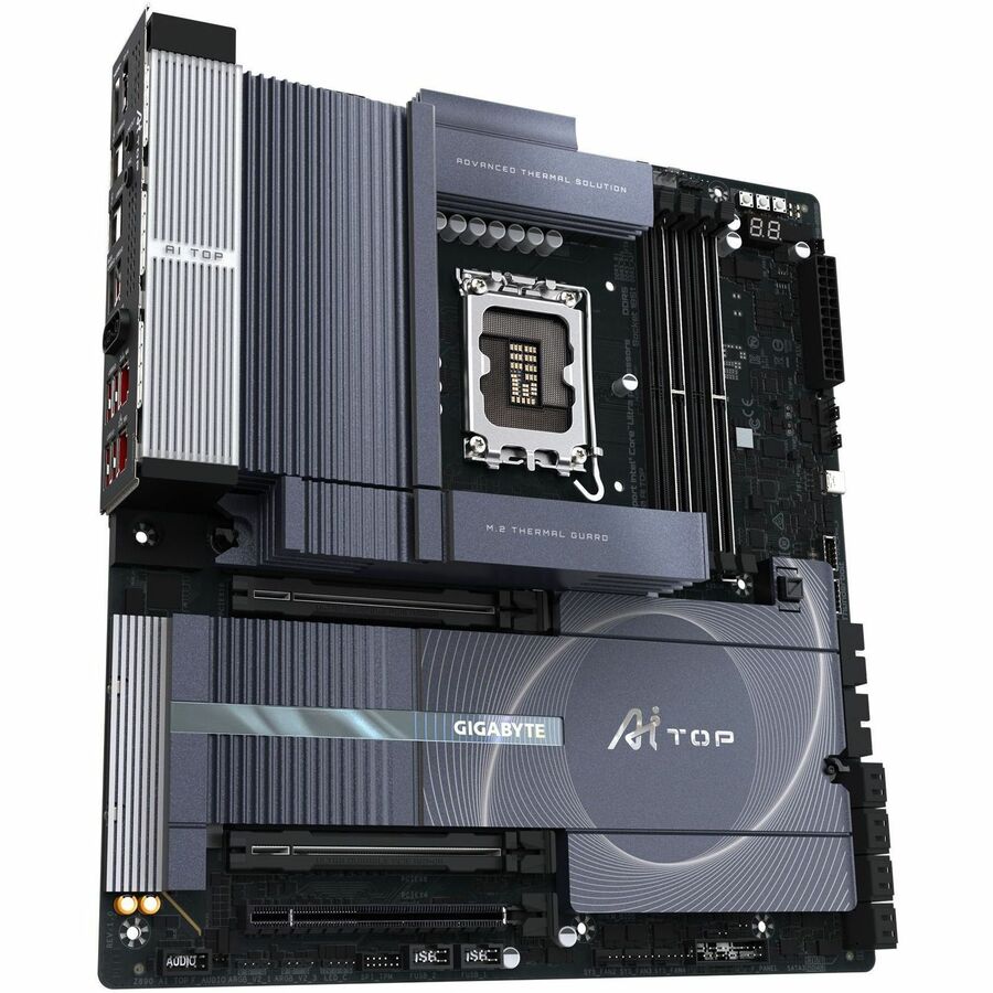 Gigabyte Z890 AI TOP Gaming Desktop Motherboard - Intel Z890 Chipset - Socket LGA-1851 - Extended ATX — Z890 AI TOP