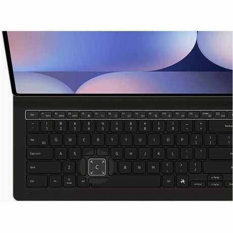 Samsung Book Cover Keyboard/Cover Case (Book Fold) Samsung Galaxy Tab S9, Galaxy Tab S9 FE Tablet - Black — EF-DX720UBEGUJ