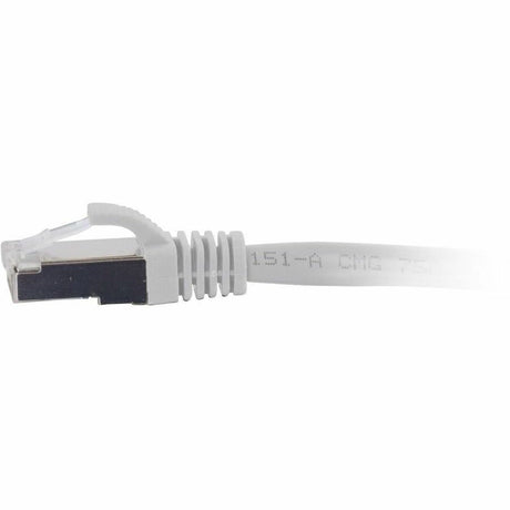 C2G 15ft (4.6m) Cat6a Snagless Shielded (STP) Ethernet Network Patch Cable - White — C2G07388
