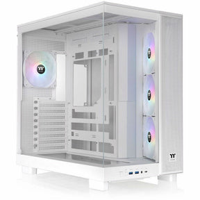 Thermaltake View 380 XL TG ARGB Snow Mid Tower Chassis — CA-11E-00M6WN-00